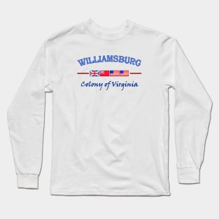 Williamsburg Virginia Long Sleeve T-Shirt